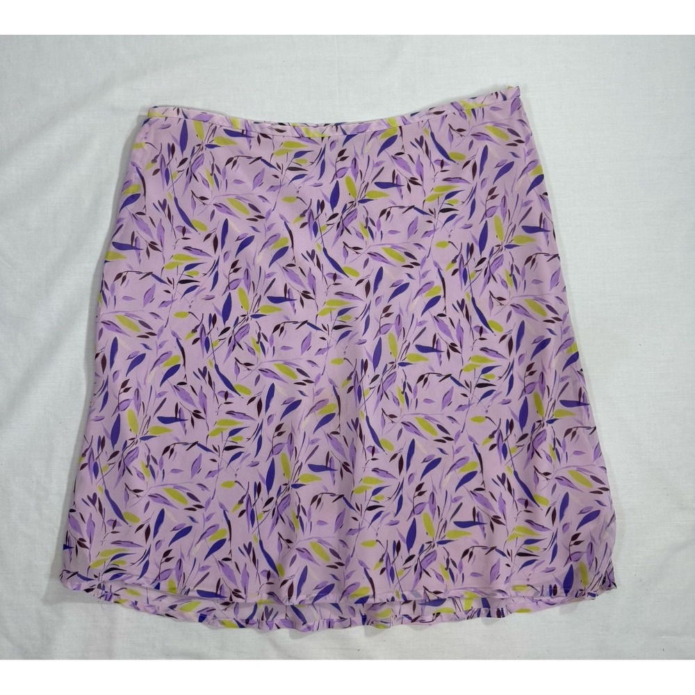 Y2K skirt women's lavender Floral print Old Navy‎ size 16